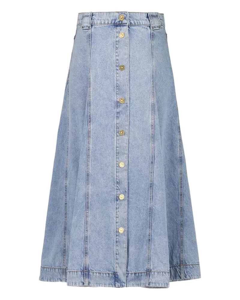 Zimmermann Ausgestellter Jeansrock - Blau Blau