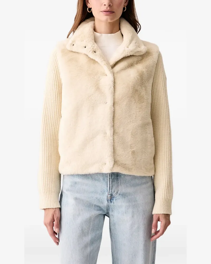 Colmar Jacke mit Faux Fur - Nude Nude