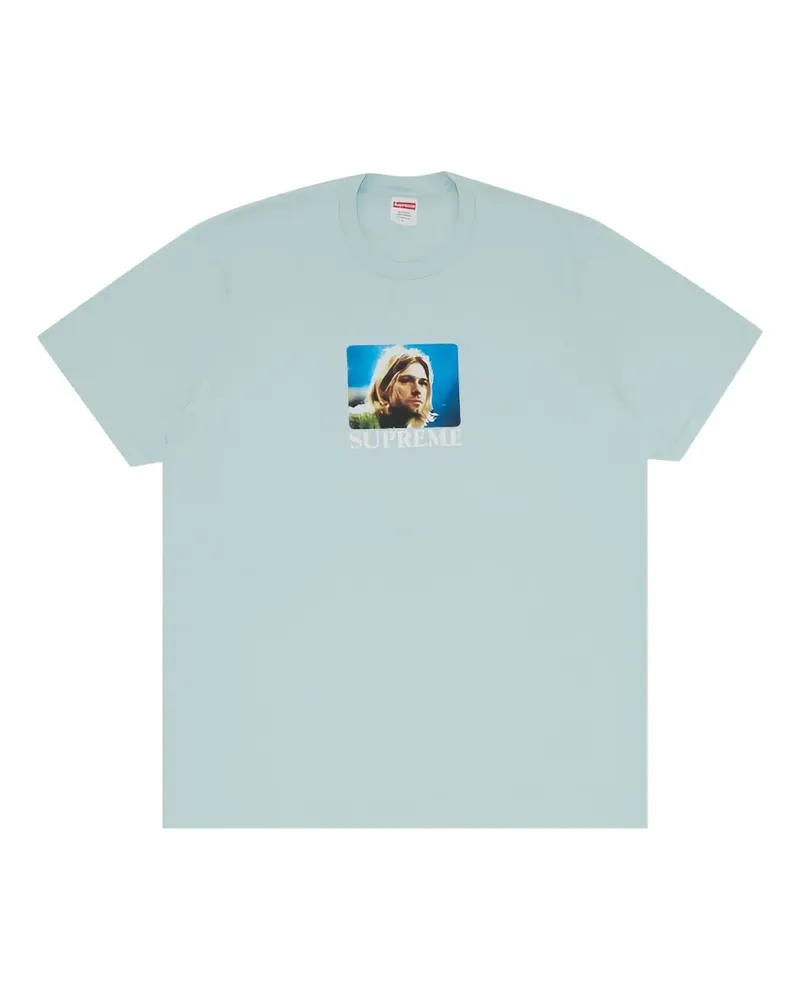 Supreme Being x Kurt Cobain T-Shirt mit Foto-Print - Blau Blau