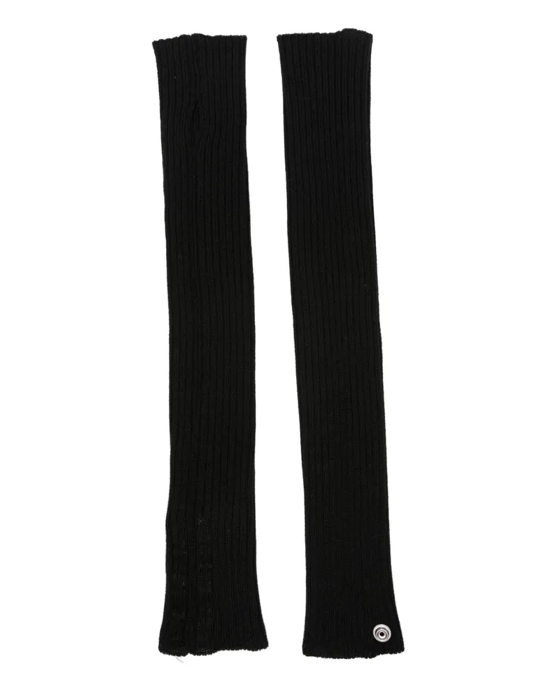 Rick Owens Stulpen aus Schurwolle - Schwarz Schwarz