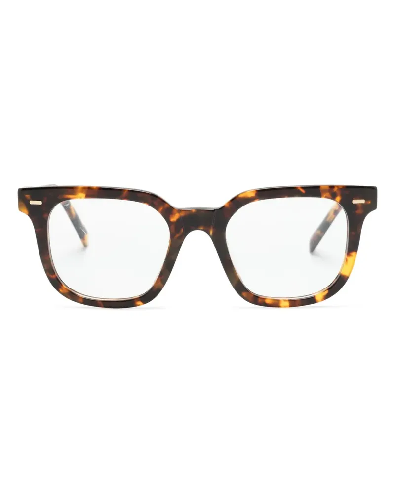 Miu Miu Brille mit eckigem Gestell - Braun Braun
