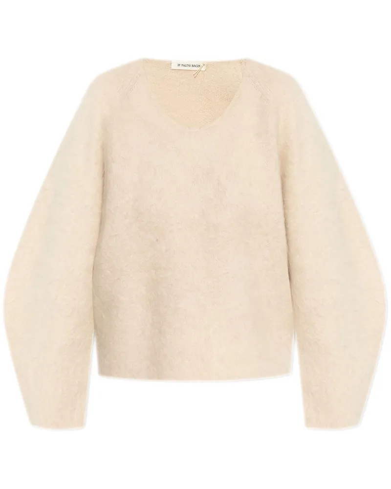 By Malene Birger Pullover mit Ballonärmeln - Nude Nude