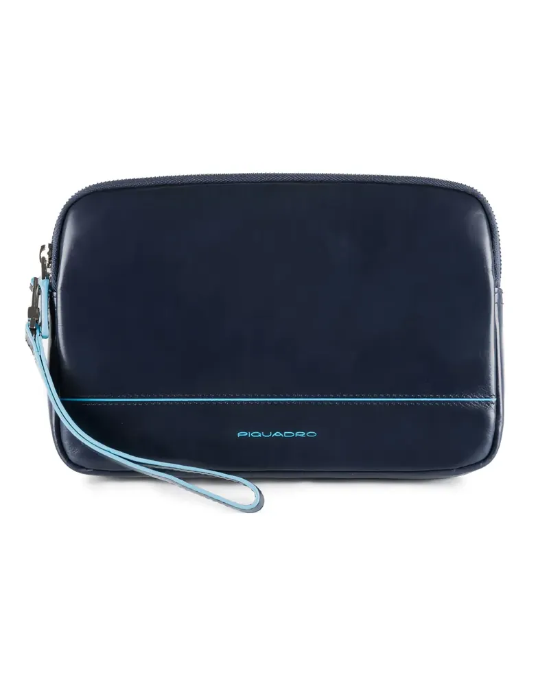 Piquadro Clutch mit Handgelenkschlaufe - Blau Blau