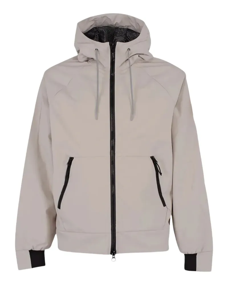 RefrigiWear Kapuzenjacke mit Logo-Patch - Nude Nude