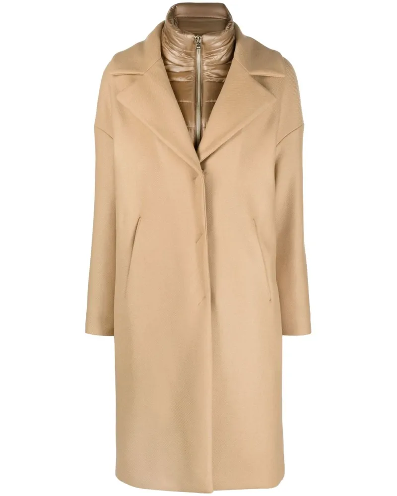 Herno Einreihiger Mantel - Nude Nude