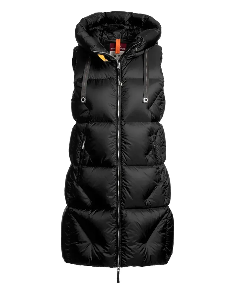 Parajumpers Gesteppte Zuly Kapuzenweste - Schwarz Schwarz