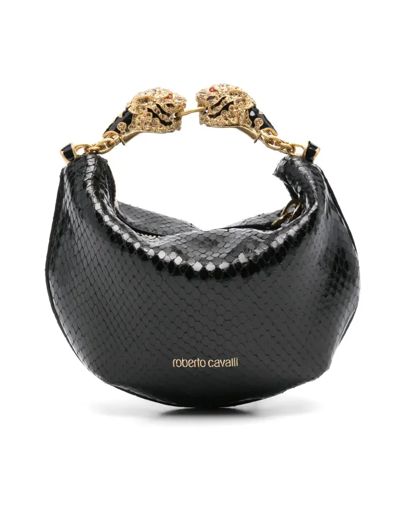 Roberto Cavalli Roar Mini-Tasche - Schwarz Schwarz