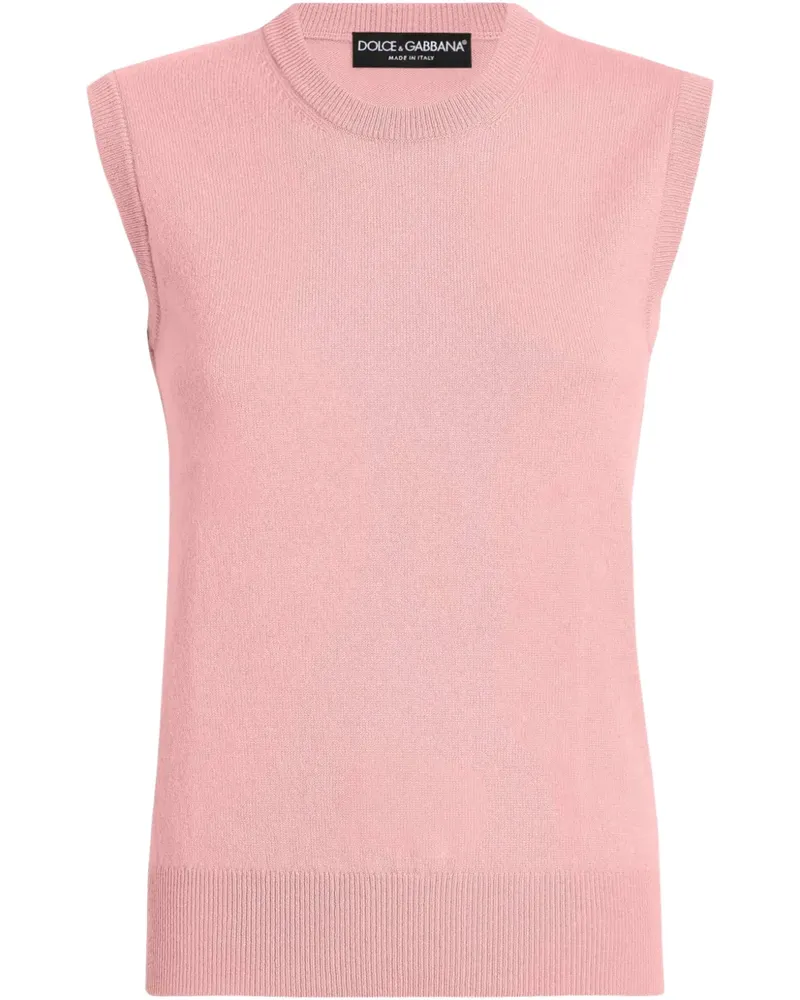 Dolce & Gabbana Weste aus Kaschmir - Rosa Rosa