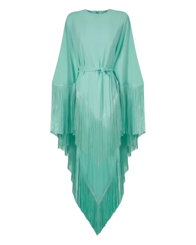Taller Marmo Minikleid mit Fransen - Blau Blau