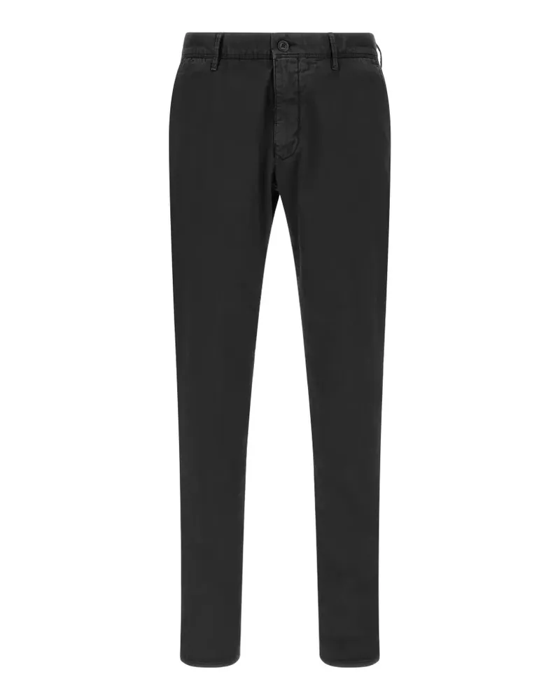 Incotex Hose mit geradem Bein - Schwarz Schwarz