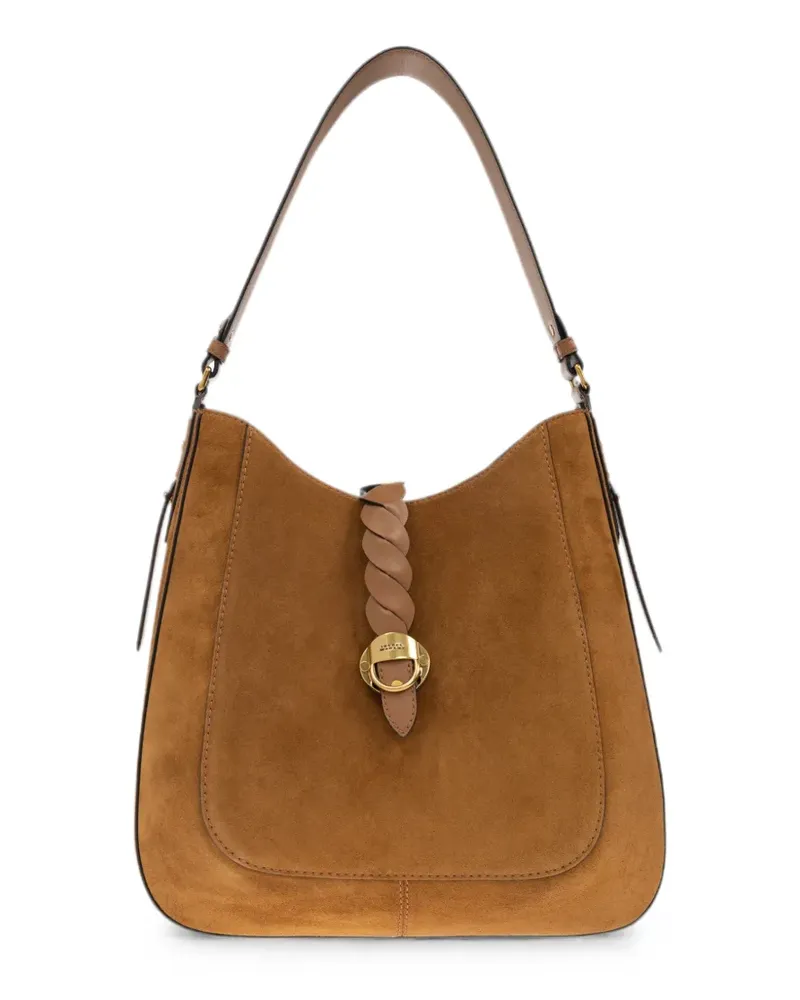 Isabel Marant Altay Schultertasche mit geflochtenem Detail - Braun Braun
