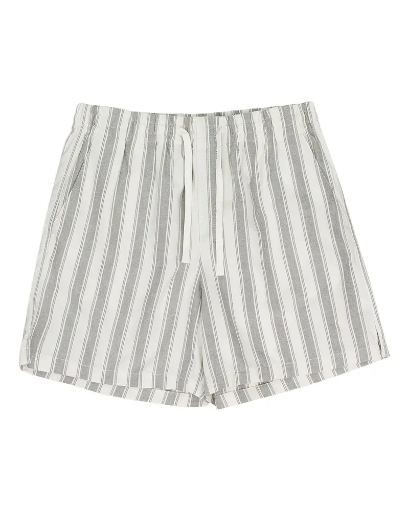 Aimé Leon Dore striped-pattern drawstring shorts - Grün Grün