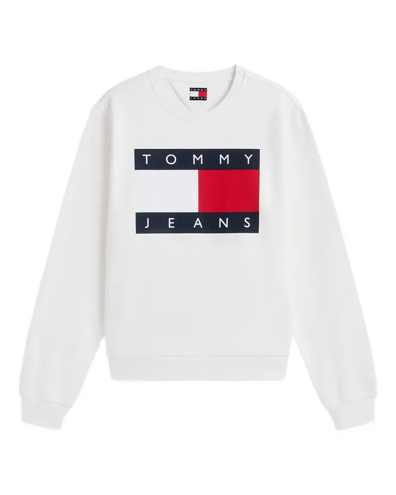 Tommy Hilfiger logo-print cotton sweatshirt - Weiß Weiß