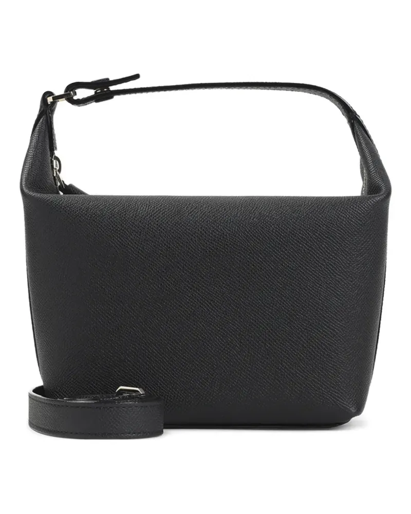 Valextra Mini-Tasche mit Reißverschluss - Schwarz Schwarz