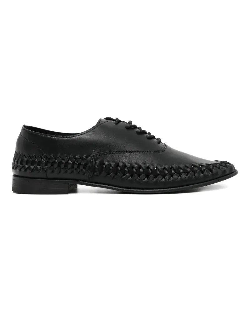 Yohji Yamamoto Oxford-Schuhe mit Schnürung - Schwarz Schwarz