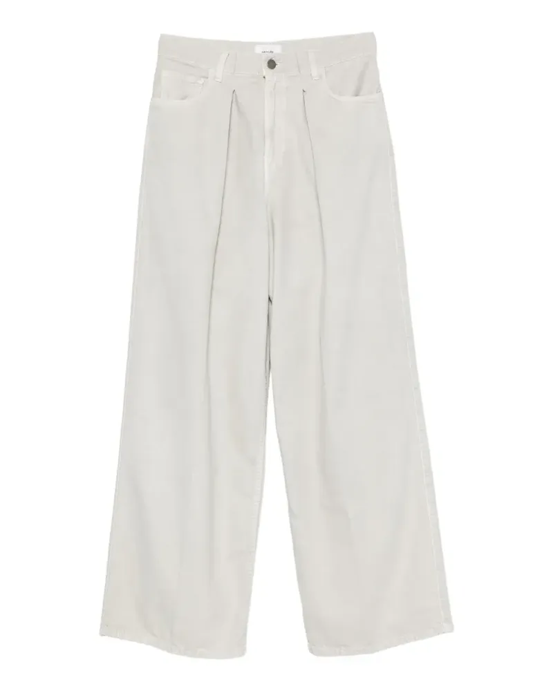 Haikure Weite Candy Jeans mit Faltendetail - Grau Grau