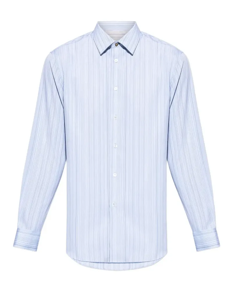 Paul Smith vertical-stripe shirt - Blau Blau