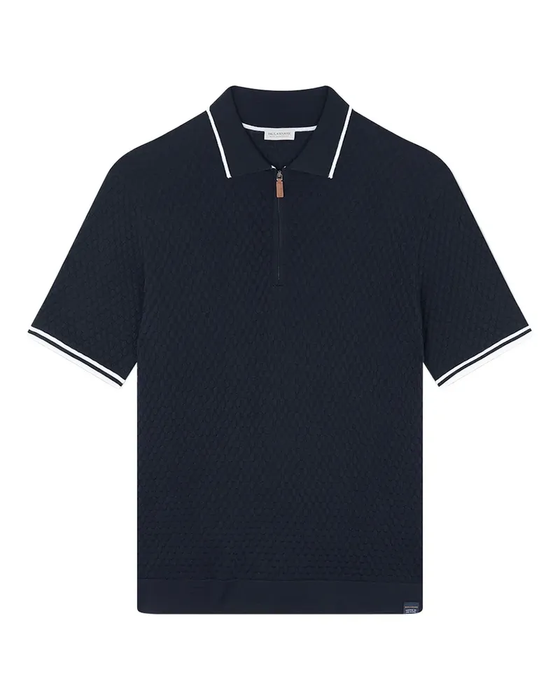 Paul & Shark half-zip polo shirt - Blau Blau