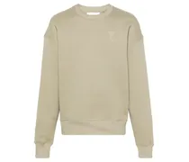 Ami de Coeur Sweatshirt mit Prägung - Grün