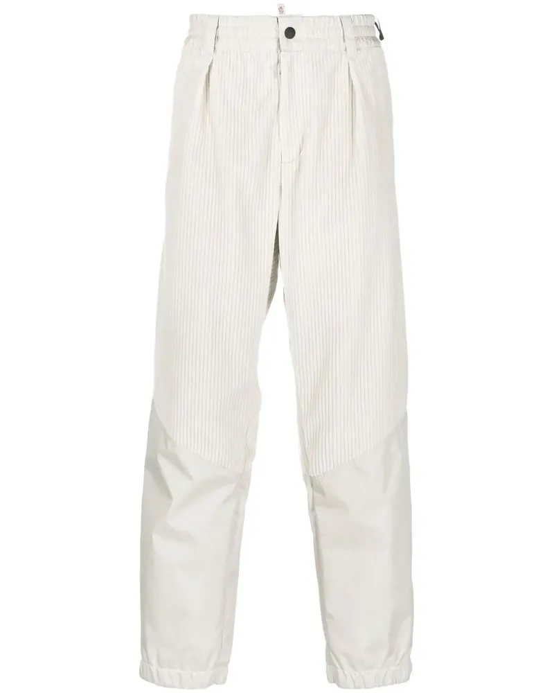 Moncler Hose mit geripptem Detail - Grau Grau
