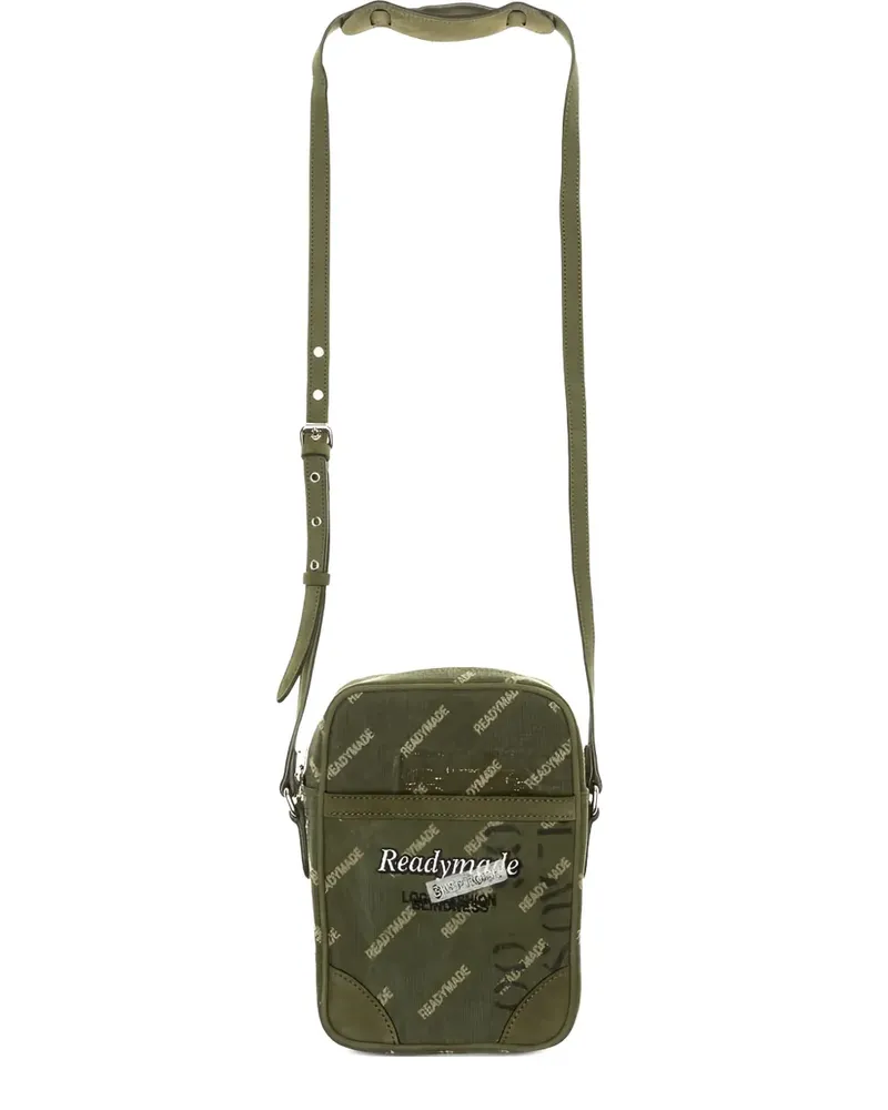 READYMADE Kuriertasche mit Logo-Print - Grün Grün
