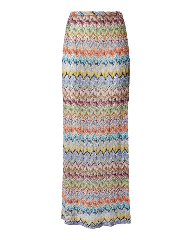 Missoni zigzag-knit sarong - Nude Nude