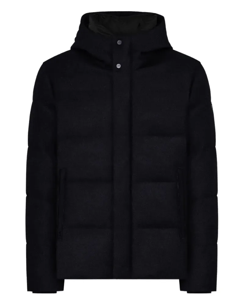 DUNO hooded quilted jacket - Blau Blau
