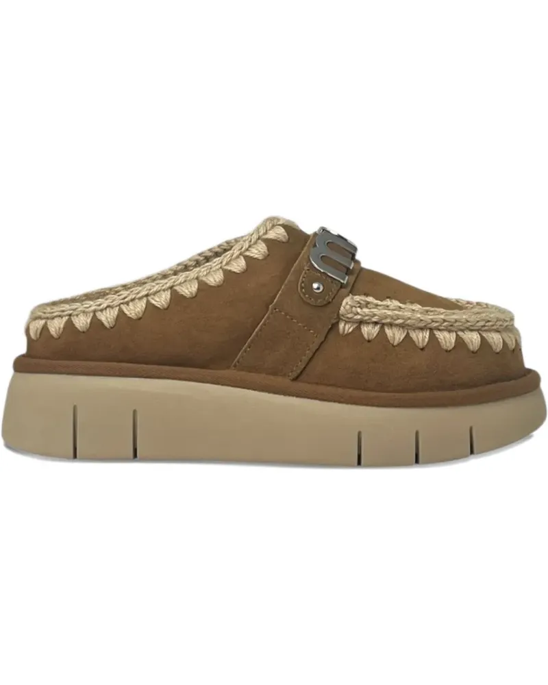 Mou Bounce suede mules - Braun Braun