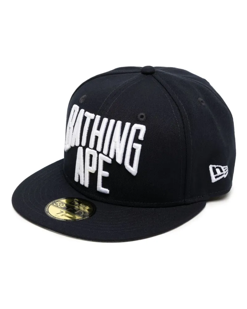 BAPE X New Era 59fifty Baseballkappe Schwarz