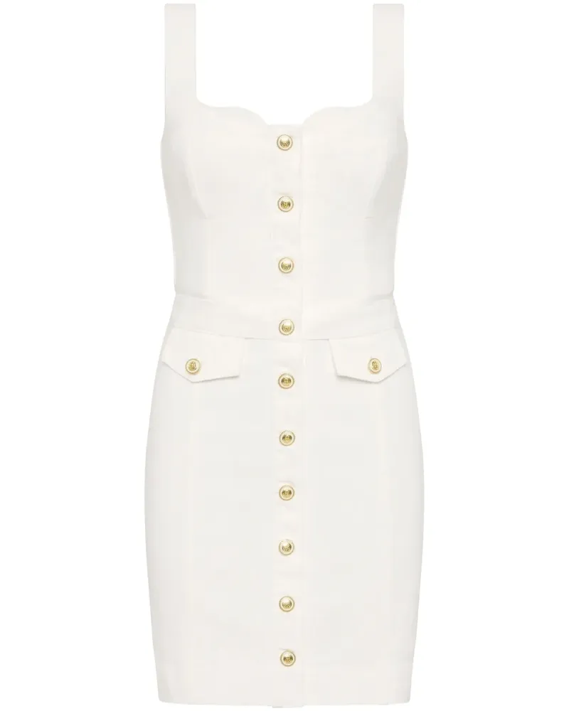 Rebecca Vallance Aviator Minikleid - Weiß Weiß