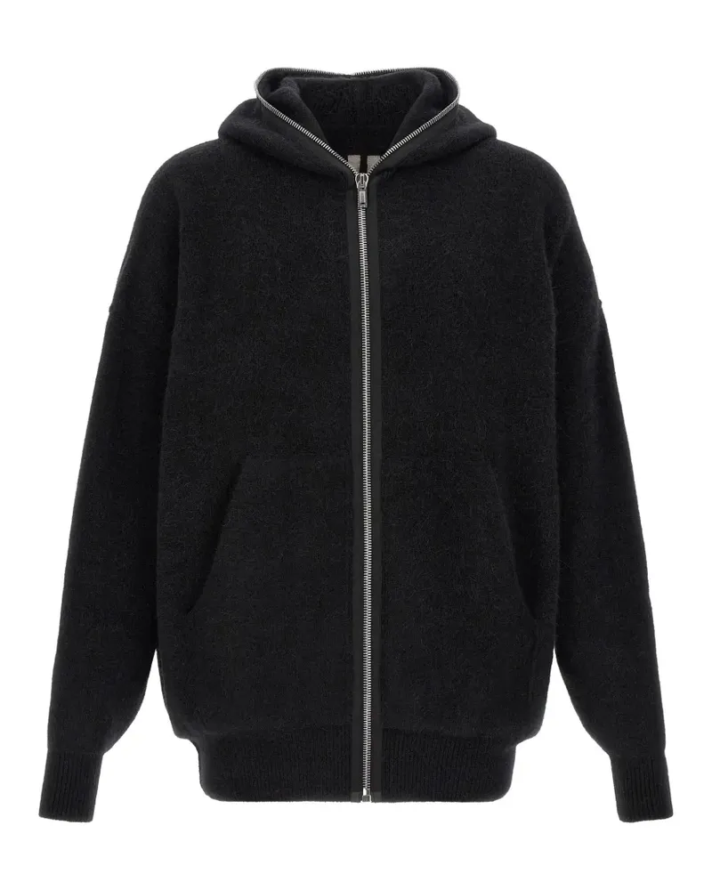Rick Owens zip-fastening hoodie - Schwarz Schwarz
