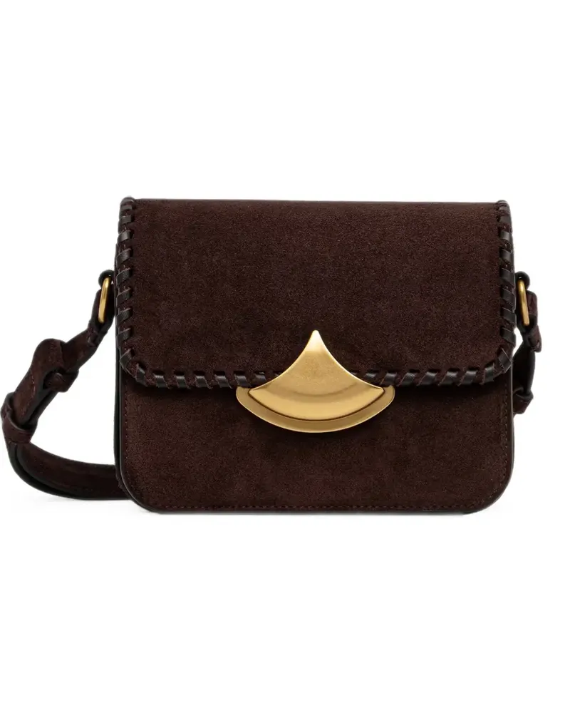 Sessùn Diviluz mimo leather crossbody bag - Braun Braun