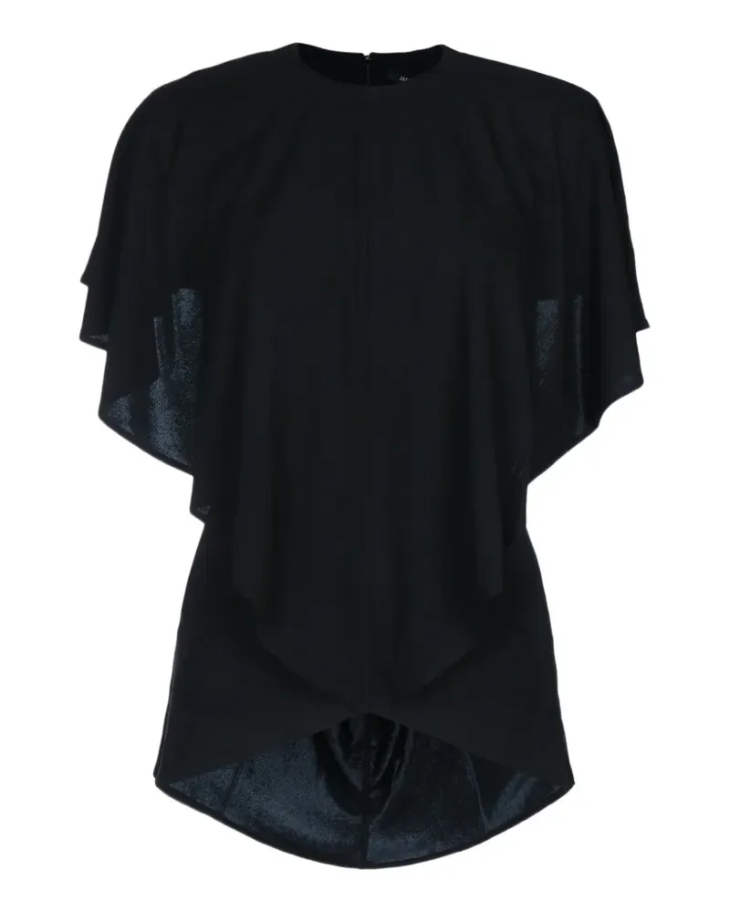 Jacquemus The Pisco Fluid Cape-Top - Schwarz Schwarz
