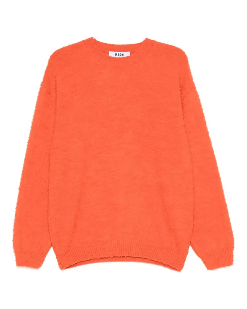 MSGM crew-neck sweater - Orange Orange