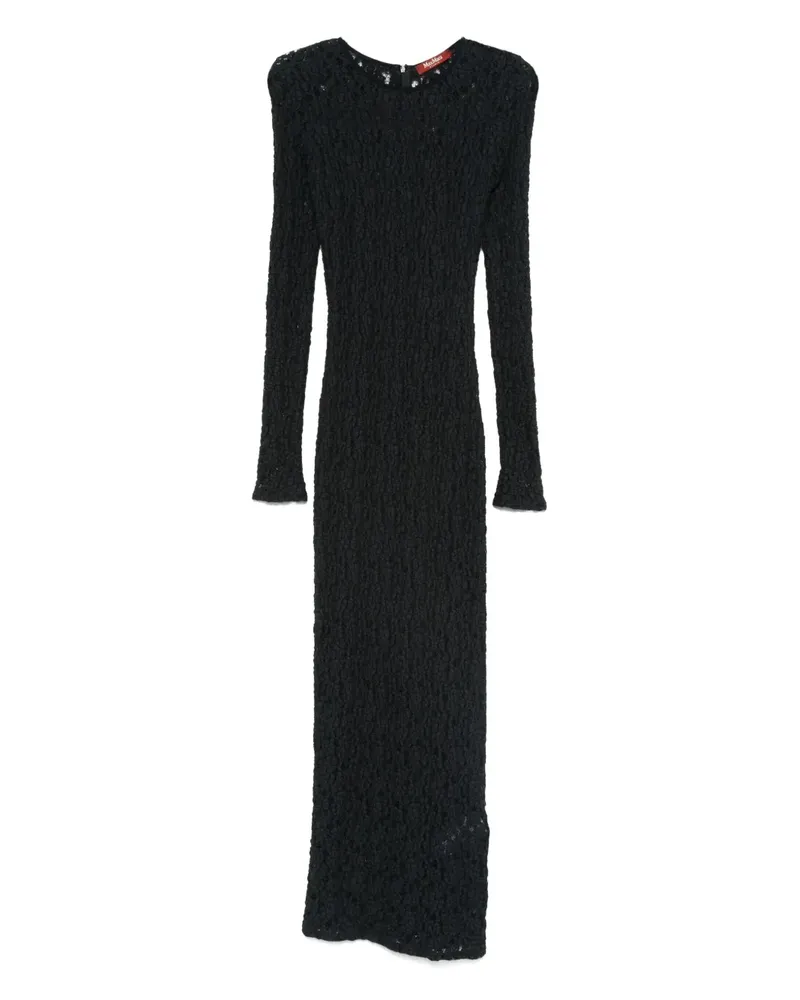 Max Mara Strukturiertes Kleid - Blau Blau
