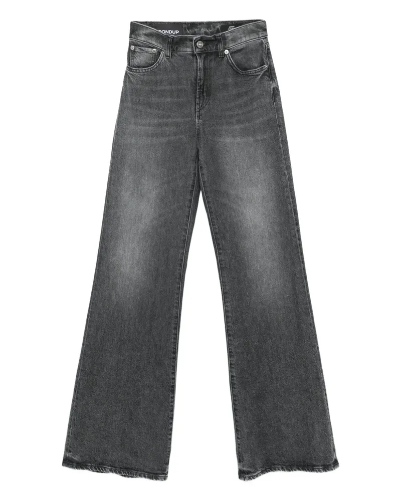 Dondup Jeans mit ausgestelltem Bein - Schwarz Schwarz