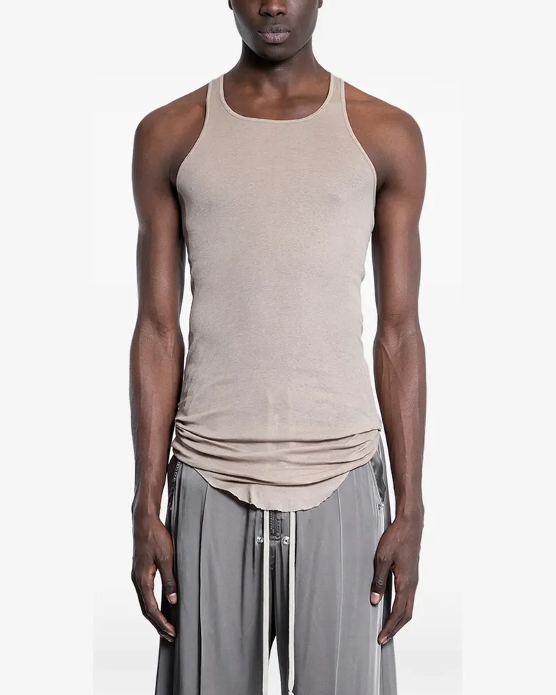Rick Owens rib tank top - Nude Nude