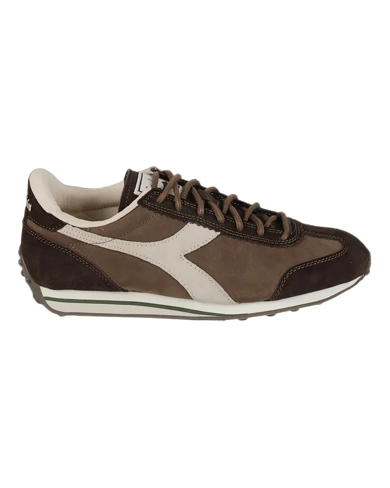 Diadora Sneakers mit Logo-Stickerei - Braun Braun