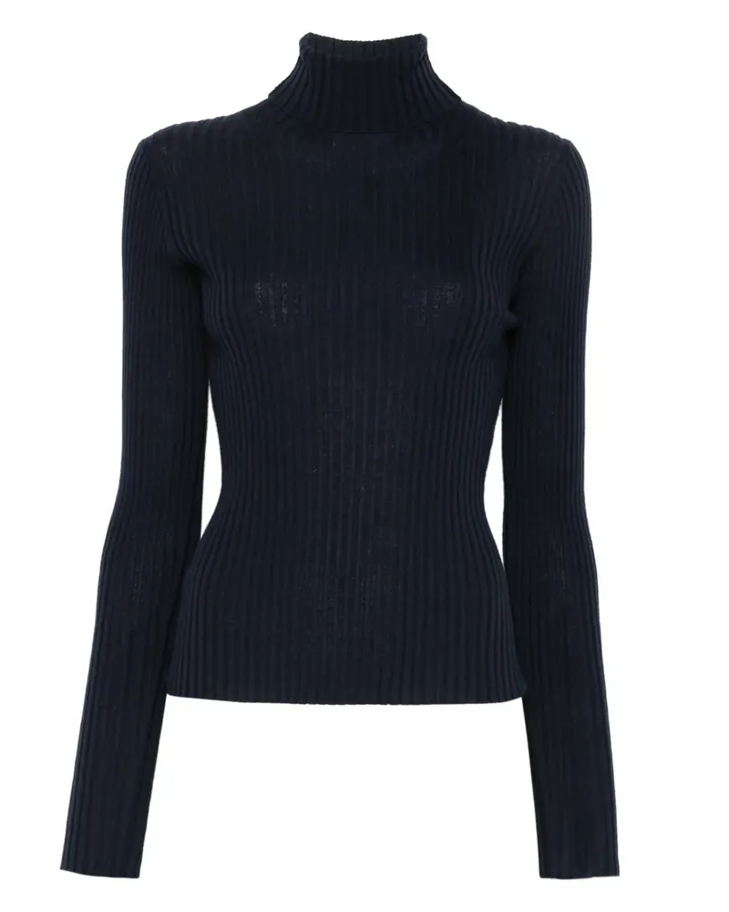 Soeur Gerippter Pullover - Blau Blau