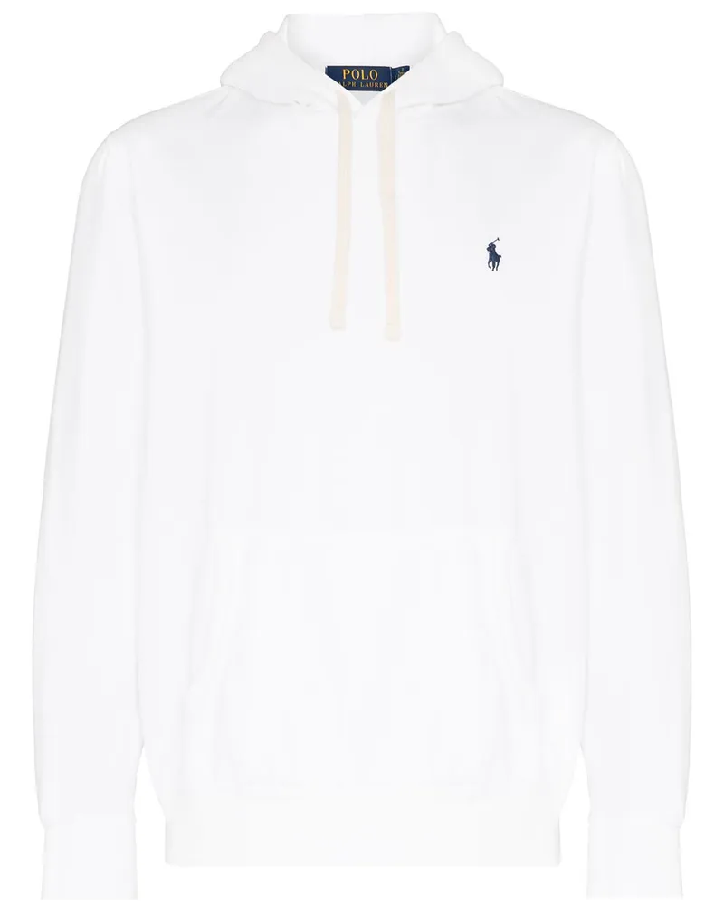 Ralph Lauren Fleece-Hoodie mit Pony - Weiß Weiß