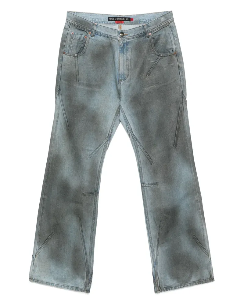Andersson Bell Jeans mit ausgewaschenem Effekt - Blau Blau
