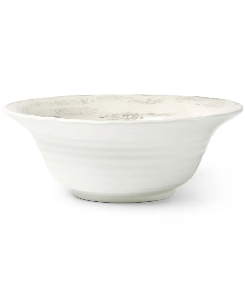 Schale aus Keramik - Weiß
