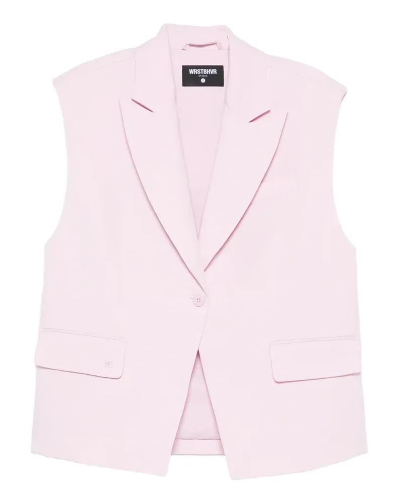 WRSTBHVR sleeveless gilet - Rosa Rosa
