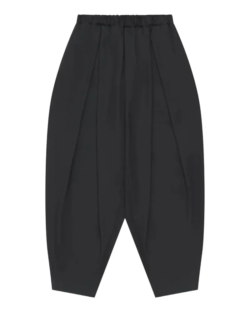 Comme des Garçons Plissierte Tapered-Hose - Schwarz Schwarz