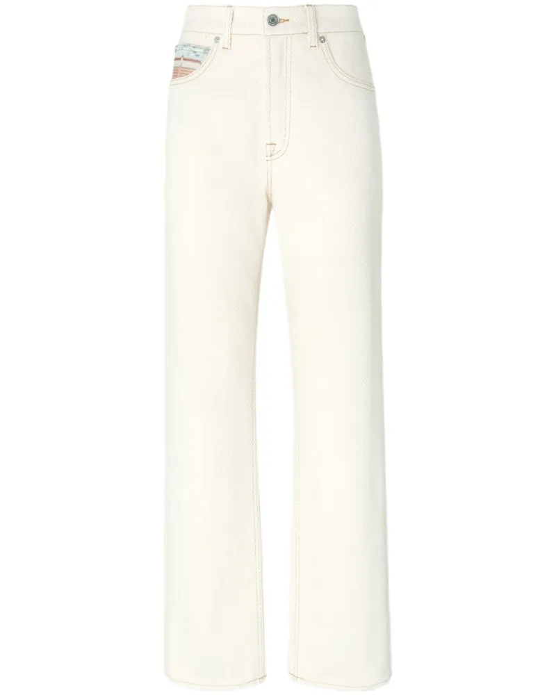 Missoni Jeans aus Chevron-Jacquard - Nude Nude