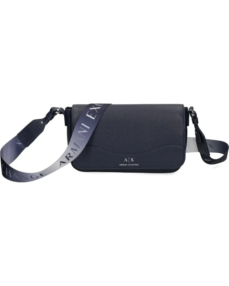 Armani Exchange Umhängetasche mit Logo-Print - Blau Blau