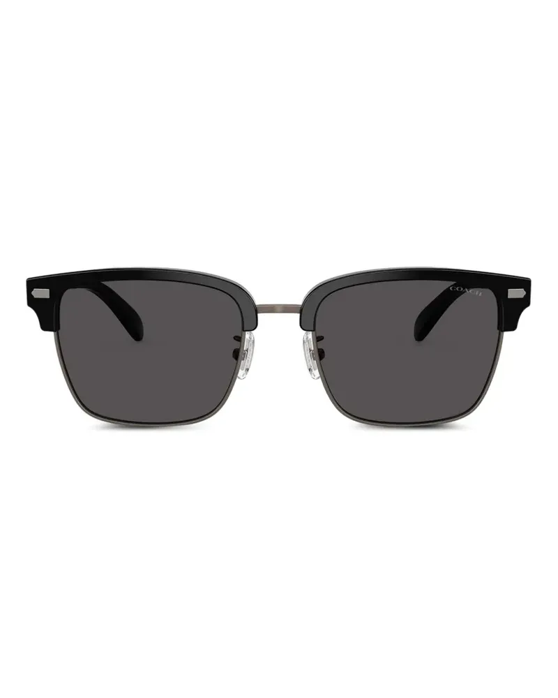Coach Rivet Retro browline-frame sunglasses - Schwarz Schwarz