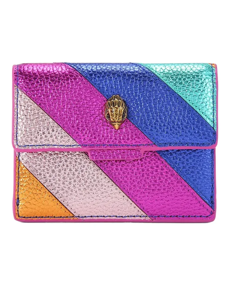 Kurt Geiger Kensington metallic striped wallet - Rosa Rosa