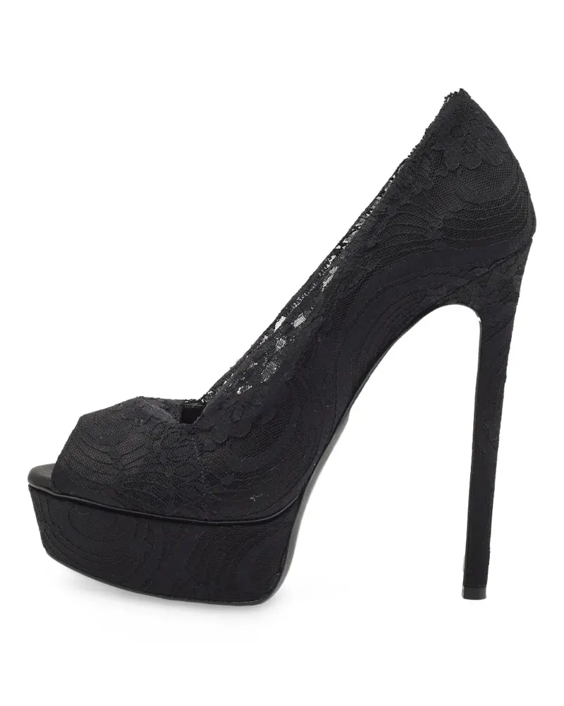 Casadei Plateau-Pumps mit Spitze - Schwarz Schwarz