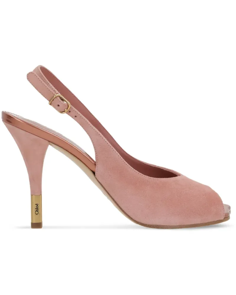 Chloé Flower Sandalen 95mm - Rosa Rosa